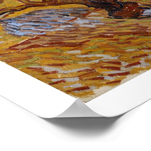 Vincent van Gogh Olive Trees, 1889 Poster (Ecke)