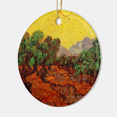 Vincent van Gogh Olive Trees Keramik Ornament (Links)