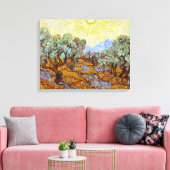 Vincent van Gogh Olive Trees Leinwanddruck (Insitu (Wohnzimmer))