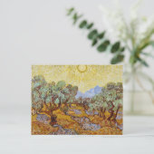 Vincent Van Gogh Olive Trees Postkarte (Stehend Vorderseite)