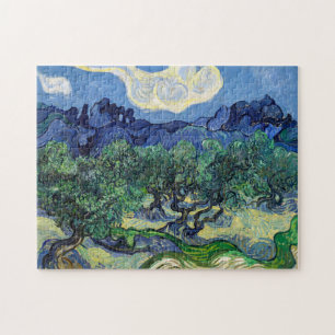 Vincent van Gogh - Olive Trees with the Alpilles Puzzle