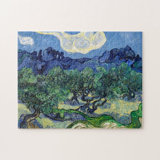 Vincent van Gogh - Olive Trees with the Alpilles Puzzle (Horizontal)