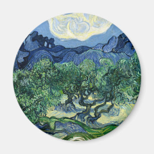 Vincent Van Gogh Olivenbäume Berglandschaft Magnet