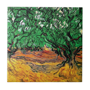 Vincent Van Gogh - Olivenbäume Fine Art Fliese