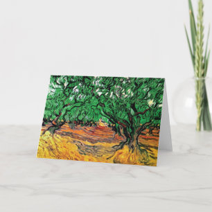Vincent Van Gogh - Olivenbäume Fine Art Karte