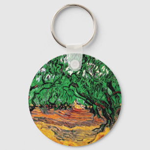 Vincent Van Gogh - Olivenbäume Fine Art Schlüsselanhänger