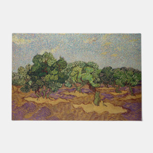 Vincent van Gogh - Olivenbäume Fußmatte