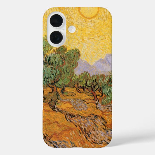 Vincent van Gogh - Olivenbäume, Gelber Himmel und  Case-Mate iPhone Hülle (Rückseite)