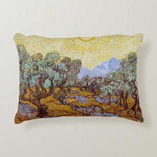 Vincent van Gogh - Olivenbäume, Gelber Himmel und  Dekokissen