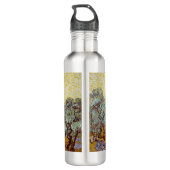 Vincent van Gogh - Olivenbäume, Gelber Himmel und  Edelstahlflasche (Rückseite)