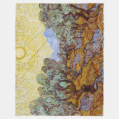 Vincent van Gogh - Olivenbäume, Gelber Himmel und  Fleecedecke (Vorderseite)