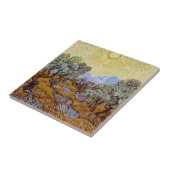 Vincent van Gogh - Olivenbäume, Gelber Himmel und Fliese (Seite)