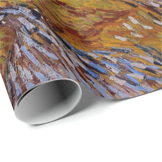 Vincent van Gogh - Olivenbäume, Gelber Himmel und Geschenkpapier (Rolleneckpunkt)