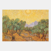 Vincent van Gogh - Olivenbäume, Gelber Himmel und  Geschenkpapier Set (Vorderseite 3)