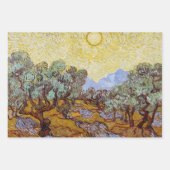 Vincent van Gogh - Olivenbäume, Gelber Himmel und Geschenkpapier Set (Vorderseite 2)