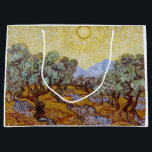 Vincent van Gogh - Olivenbäume, Gelber Himmel und  Große Geschenktüte<br><div class="desc">Olivenbäume mit gelbem Himmel und Sonne / Oliviers avec ciel jaune et soleil - Vincent van Gogh,  1889</div>