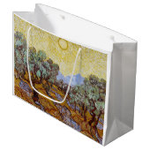 Vincent van Gogh - Olivenbäume, Gelber Himmel und Große Geschenktüte (Vorderseite Schrägansicht)