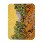Vincent van Gogh - Olivenbäume, Gelber Himmel und  Magnet (Vertikal)