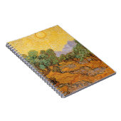 Vincent van Gogh - Olivenbäume, Gelber Himmel und Notizblock (Rechte Seite)