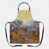 Vincent van Gogh - Olivenbäume, Gelber Himmel und  Schürze (Vorderseite)