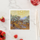 Vincent van Gogh - Olivenbäume, Gelber Himmel und  Serviette (Beispiel)