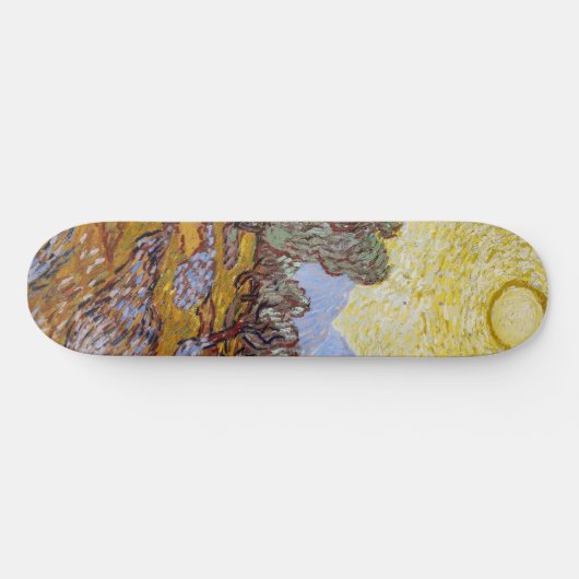 Vincent van Gogh - Olivenbäume, Gelber Himmel und Skateboard (Horizontal)