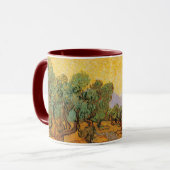 Vincent van Gogh - Olivenbäume, Gelber Himmel und Tasse (Vorderseite Links)