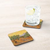 Vincent van Gogh - Olivenbäume, Gelber Himmel und  Untersetzer (Rechte Seite)