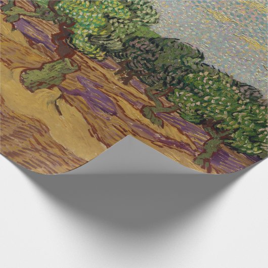 Vincent van Gogh - Olivenbäume Geschenkpapier (Ecke)