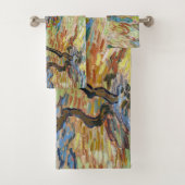 Vincent van Gogh - Olivenbäume: Hellblauer Himmel Badhandtuch Set (Insitu)