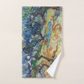 Vincent van Gogh - Olivenbäume: Hellblauer Himmel Badhandtuch Set (Handtuch)