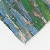 Vincent van Gogh - Olivenbäume: Hellblauer Himmel Fleecedecke (Ecke)