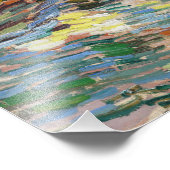 Vincent van Gogh - Olivenbäume: Hellblauer Himmel Fotodruck (Ecke)