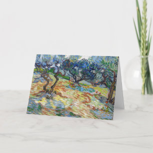 Vincent van Gogh - Olivenbäume: Hellblauer Himmel Karte