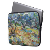 Vincent van Gogh - Olivenbäume: Hellblauer Himmel Laptopschutzhülle (Vorderseite Links)