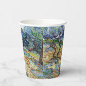 Vincent van Gogh - Olivenbäume: Hellblauer Himmel Pappbecher (Links)