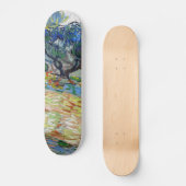 Vincent van Gogh - Olivenbäume: Hellblauer Himmel Skateboard (Vorderseite)