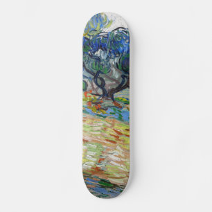 Vincent van Gogh - Olivenbäume: Hellblauer Himmel Skateboard