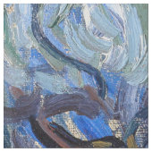 Vincent van Gogh - Olivenbäume: Hellblauer Himmel Stoff (Nahaufnahme)