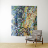 Vincent van Gogh - Olivenbäume: Hellblauer Himmel Wandteppich (Beispiel)