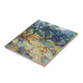 Vincent van Gogh - Olivenbäume: Helles blaues Himm Fliese (Seite)
