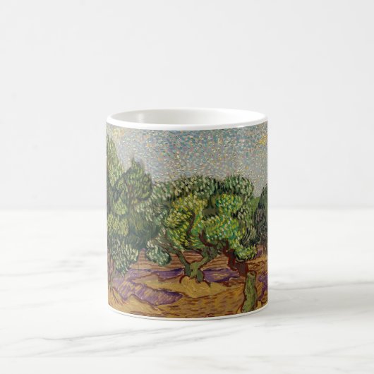 Vincent van Gogh - Olivenbäume Kaffeetasse (Mittel)