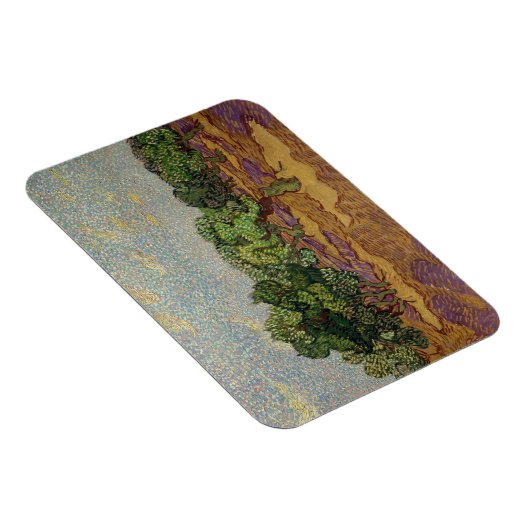 Vincent van Gogh - Olivenbäume Magnet (Rechte Seite)