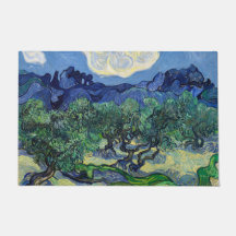 Vincent van Gogh - Olivenbäume mit den Alpen