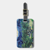 Vincent van Gogh - Olivenbäume mit den Alpen Gepäckanhänger (Vorderseite vertikal)