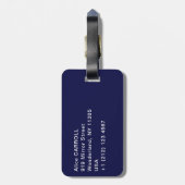 Vincent van Gogh - Olivenbäume mit den Alpen Gepäckanhänger (Rückseite vertikal)