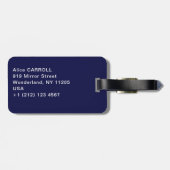 Vincent van Gogh - Olivenbäume mit den Alpen Gepäckanhänger (Rückseite horizontal)