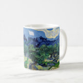 Vincent van Gogh - Olivenbäume mit den Alpen Kaffeetasse (VorderseiteRechts)