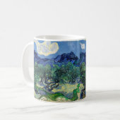 Vincent van Gogh - Olivenbäume mit den Alpen Kaffeetasse (Vorderseite Links)