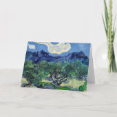 Vincent van Gogh - Olivenbäume mit den Alpen Karte (Vorderseite)